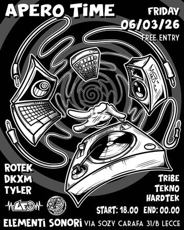 Apero Time 2026 flyer design// commission